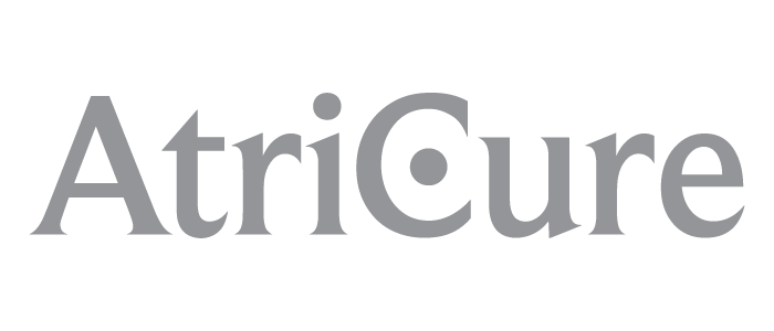 AtriCure logo grayscale