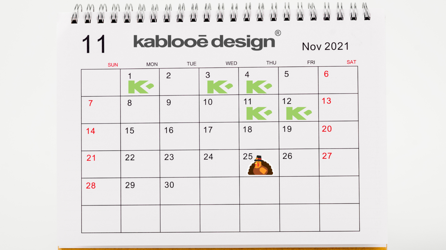 Kablooe November Calendar