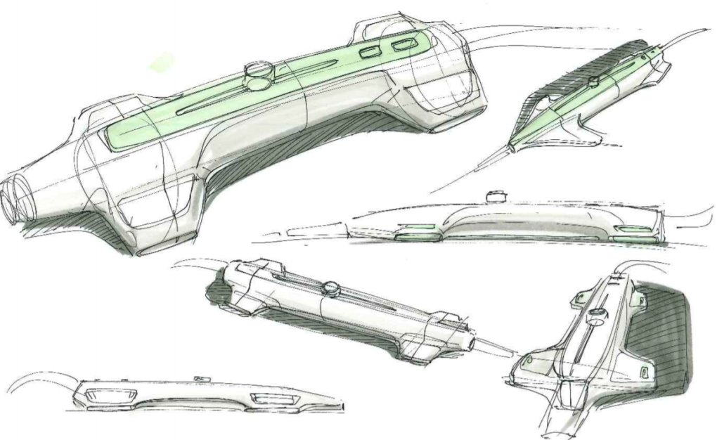 Product ideation and development sketch - Kablooe