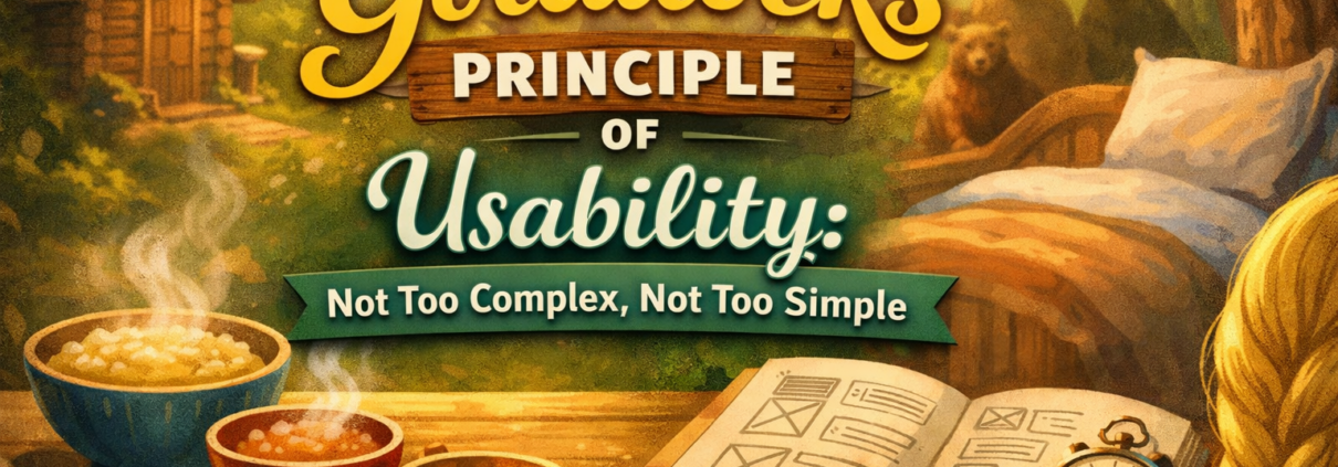 The Goldilocks Principle of Usability