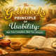 The Goldilocks Principle of Usability